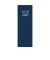 Buchkalender 801-0021, Vormerker, anthrazit, 2 Tage / 1 Seite, 10,4x29,6cm, 2027