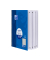 Collegeblock 100050393 Schule, Lineatur 22 / kariert mit Rand innen, A5+, 90g, blau, 80 Blatt