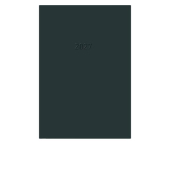 Buchkalender 876-0020, schwarz, 1 Tag / 1 Seite, 15x21cm (A5), 2027
