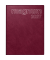 Buchkalender 7027042295, magnum, rot, 1 Woche / 2 Seiten, 18,3x24cm (ca. A5), 2027