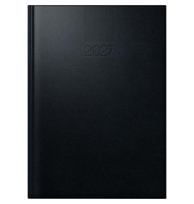 Buchkalender 7028903905, Roma 1, schwarz, 1 Tag / 1 Seite, 14,2x20cm (A5), 2027