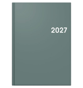 Buchkalender 1079561635, Modell 795, grau, 1 Tag / 1 Seite, 14,5x20,6cm (A5), 2027