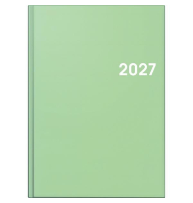 Buchkalender 1079561805, Modell 795, mint, 1 Tag / 1 Seite, 14,5x20,6cm (A5), 2027