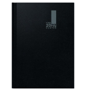 Buchkalender 1072440905, TimeCenter 724, schwarz, 1 Woche / 2 Seiten, 21x29,7cm (A4), 2027