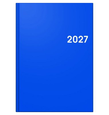 Buchkalender 1079561035, Modell 795, blau, 1 Tag / 1 Seite, 14,5x20,6cm (A5), 2027