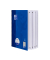 Collegeblock 100050358 Schule, Lineatur 22 / kariert mit Rand innen, A4+, 90g, blau, 80 Blatt