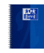 Collegeblock 100050358 Schule, Lineatur 22 / kariert mit Rand innen, A4+, 90g, blau, 80 Blatt
