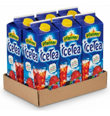 Eistee IceTea 1480, Waldbeeren, 6x 2 Liter Tetrapack