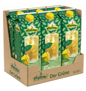 Eistee Der Gr&uuml;ne 1485, Zitrone-Kaktusfeige, 6x 2 Liter Tetrapack
