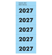 Inhaltsschildchen 2027 blau