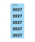 Inhaltsschilder ZLA-06227, blau, 