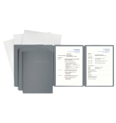 Bewerbungsset 22028 Special 3 Mappen 3-teilig A4 grau inkl 3 Versandtaschen