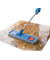Wischmopp 40cm f&uuml;r Telestiel 38409 Kunststoff blau/rot