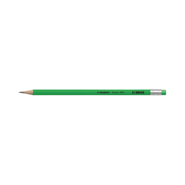 12 Stück Stabilo Bleistift, 4907/HB-33, Härte HB, gelb 8595147801136 Stabilo