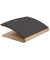 MHFEET 2in1 Ergo Footrest Holzschwarz
