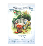 Bildkalender 103481, 100-j&auml;hriger, 1 Monat / 1 Seite, 23,7x34cm, 2027