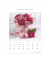 Bildkalender 103475, Rosentr&auml;ume, 1 Monat / 2 Seiten, 23,7x34cm, 2027