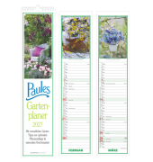 Streifenkalender 103601, Pauls Gartenplaner, 1 Monat / 1 Seite, 11,3x49,5cm, 2027