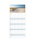 Familienkalender 103875, Seeblick, 1 Monat / 1 Seite, 4 Spalten, 22x45cm, 2027