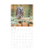 Wandkalender 160188, Eulen, 1 Monat / 1 Seite, 30x60cm, 2027