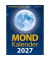 Tagesabrei&szlig;kalender 4530, Mond, 1 Tag / 1 Seite, 16,5x22cm, 2027