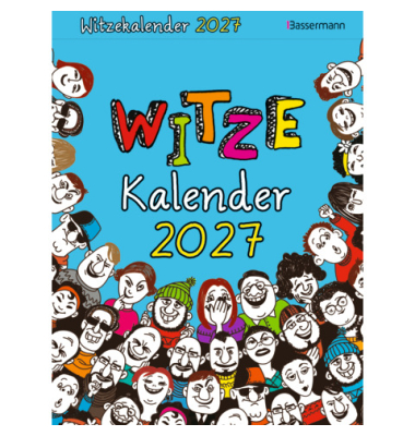 Tagesabrei&szlig;kalender 4534, Witze, 1 Tag / 1 Seite, 16,5x22cm, 2027