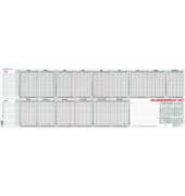 Urlaubsplaner 12-55, 15 Monate / 1 Seite, 97,4x31cm, 2027