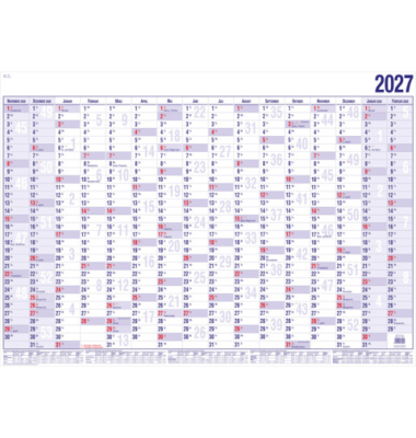 Plakatkalender 16000, 16 Monate / November - Februar, 120x84cm (A0 quer), 2027