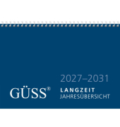 Wandkalender 12-10, Langzeit-Jahres&uuml;bersicht, 1 Jahr / 1 Seite, 30x20cm (A4 quer), 2027-2031