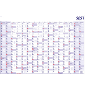 Plakatkalender 20000, 16 Monate / 1 Seite, 29,7x21cm (A4 quer), 2027