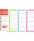 Familienkalender 22177, Allround Vertical, 1 Monat / 1 Seite, 5 Spalten, 24,5x69cm, 2027