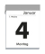 Tagesabrei&szlig;kalender 302-0000, 1 Tag / 1 Seite, 5,4x7,2cm, 2027