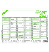 Plakatkalender 904-0700, 904, 6 Monate / 1 Seite, 21x14,8cm (A5 quer), 2027