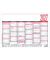 Plakatkalender 907-0000, 907, 6 Monate / 1 Seite, 29,7x21cm (A4 quer), 2024*, 2027