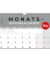 Monatsplaner 989-0015, 1 Monat / 1 Seite, 29x21cm, 2027