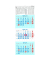 Dreimonatskalender 952-0000, 3 Monate / 1 Seite, 29,5x80cm (295x800mm), 2027