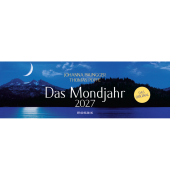 Schreibtischquerkalender 31963, Das Mondjahr, 1 Woche / 2 Seiten, 32x10,7cm (quer), 2027