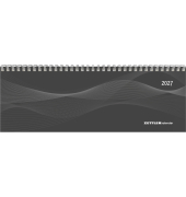 Tischkalender 660038, 1 Woche / 2 Seiten, 30x10cm (BxH) (quer), 2027