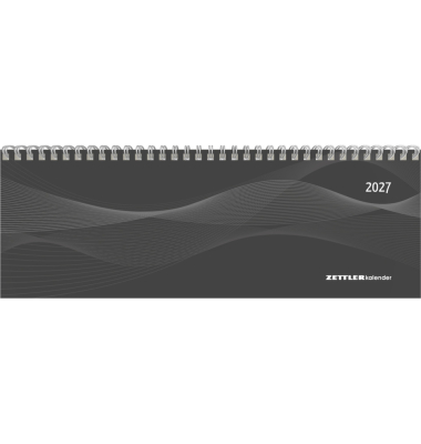 Tischkalender 660038, 1 Woche / 2 Seiten, 30x10cm (BxH) (quer), 2027