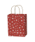 Geschenktasche 671014025449, Weihnachten, mit Tragehenkel, Sterne, 25cm x 20cm