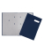 Unterschriftenmappe KF31012, A4 20 F&auml;cher Eco-Material blau + grau