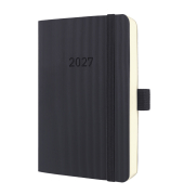 Buchkalender 2027 A6 schwarz