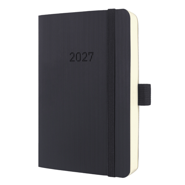 3 x Sigel Tageskalender Conceptum 2027 Softcover schwarz 400 Seiten ca
