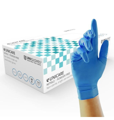 GS0034 Nitril Handschuhe, Gr&ouml;&szlig;e: L, blau