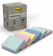 Haftnotizen 653-1GB, 51x38mm, farbig sortiert, rechteckig