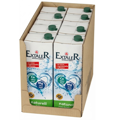 Mineralwasser Naturell 601792009, still, 8x 1,5 Liter, im Tetrapack