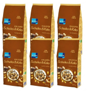 M&uuml;sli Hafer Knusper Schoko & Keks , 6x 1050g im Beutel