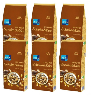M&uuml;sli Knusper Schoko Keks &agrave; 1050g  XXL