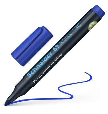 Permanentmarker Maxx 130, SN113003, blau, 1-3mm Rundspitze