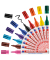 Permanentmarker-Set 3000, 4-3000999, Packung, 10-farbig sortiert, 1,5-3mm Rundspitze
